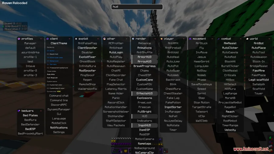 Raven Reloaded Client Mod screenshot 3