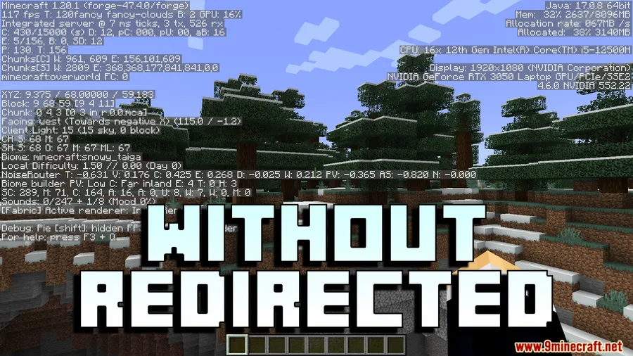 Redirected Mod screenshot 7 showing mod in action