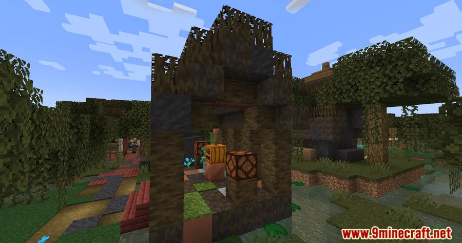 Repurposed Structures Friends And Foes Compat Mod screenshot 2 showing mod in action