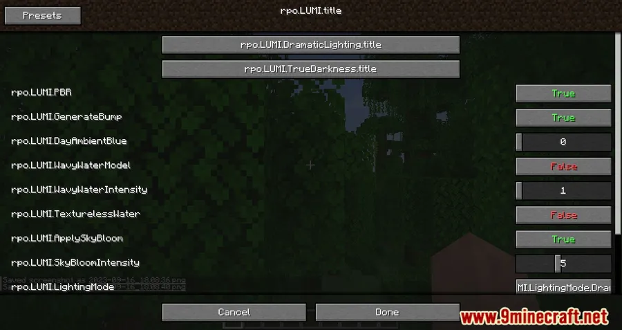 Respackopts Mod screenshot 4