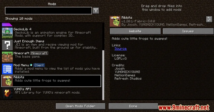 Ribbits Mod screenshot 1