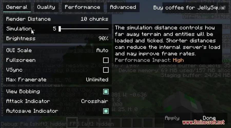 Rubidium Mod screenshot 1