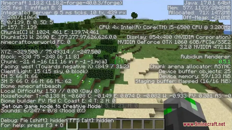 Rubidium Mod screenshot 4