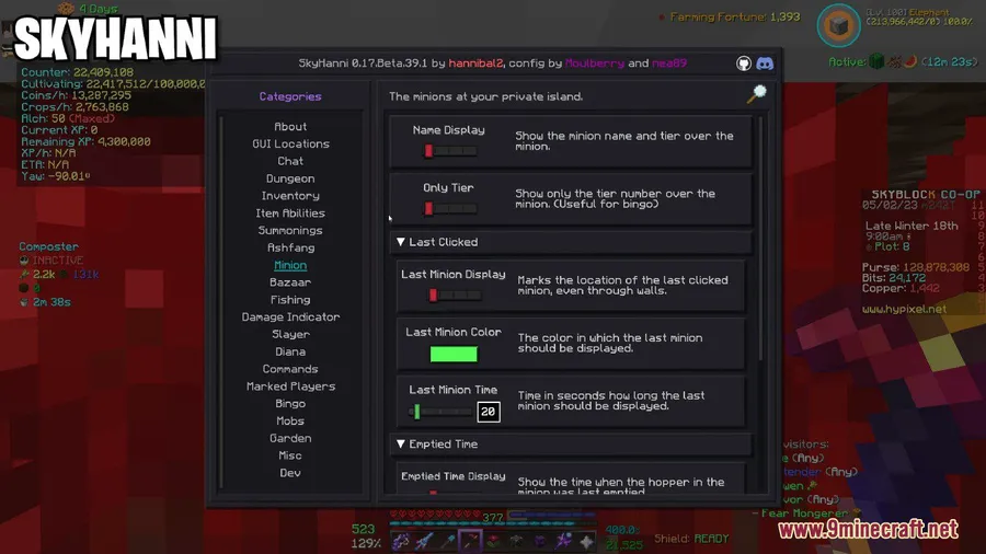 SkyHanni Mod screenshot 4 showing mod in action