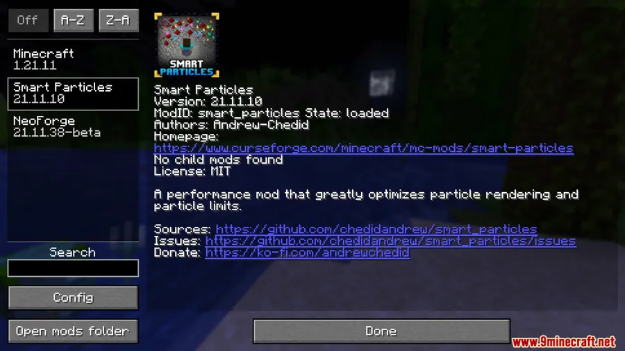 Smart Particles Mod screenshot 1