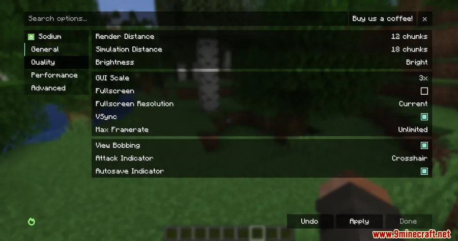 Sodium Options Mod Compat Mod screenshot 3
