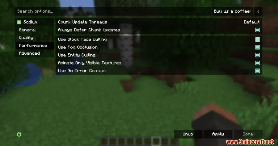 Sodium Options Mod Compat Mod screenshot 5