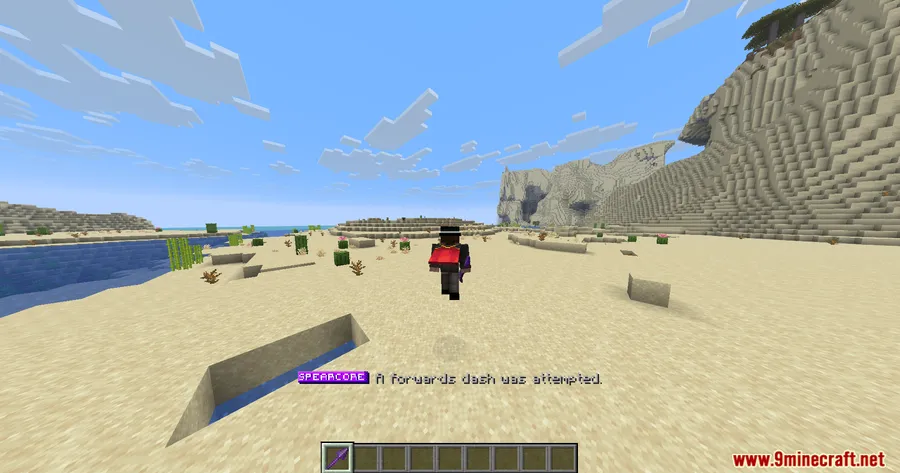 Spearcore Client Mod screenshot 3 showing mod in action