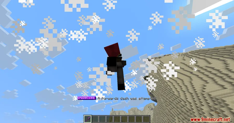 Spearcore Client Mod screenshot 4 showing mod in action