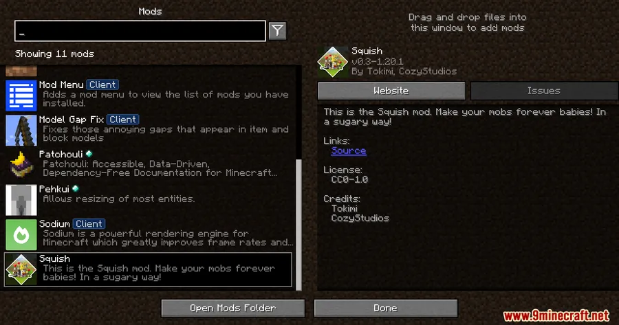 Squish Mod screenshot 1