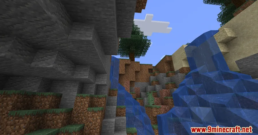 Stony Cliffs Are Cool Mod screenshot 10 showing mod in action