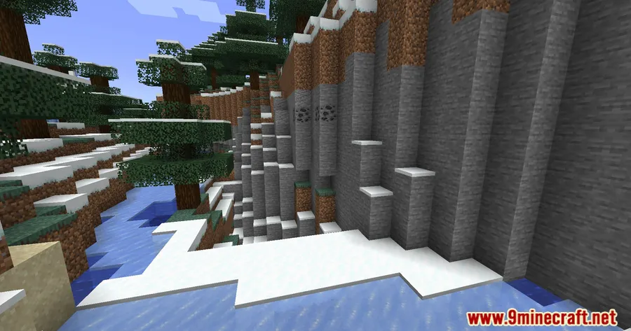 Stony Cliffs Are Cool Mod screenshot 5 showing mod in action