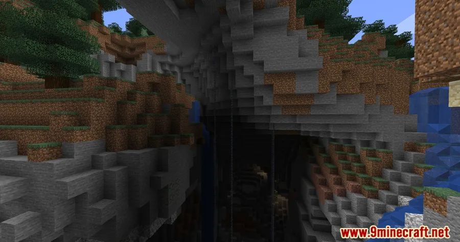 Stony Cliffs Are Cool Mod screenshot 8 showing mod in action