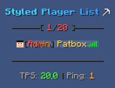 Styled Player List Mod screenshot 1