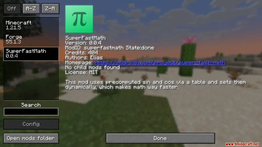 Super Fast Math Mod screenshot 1 showing mod in action