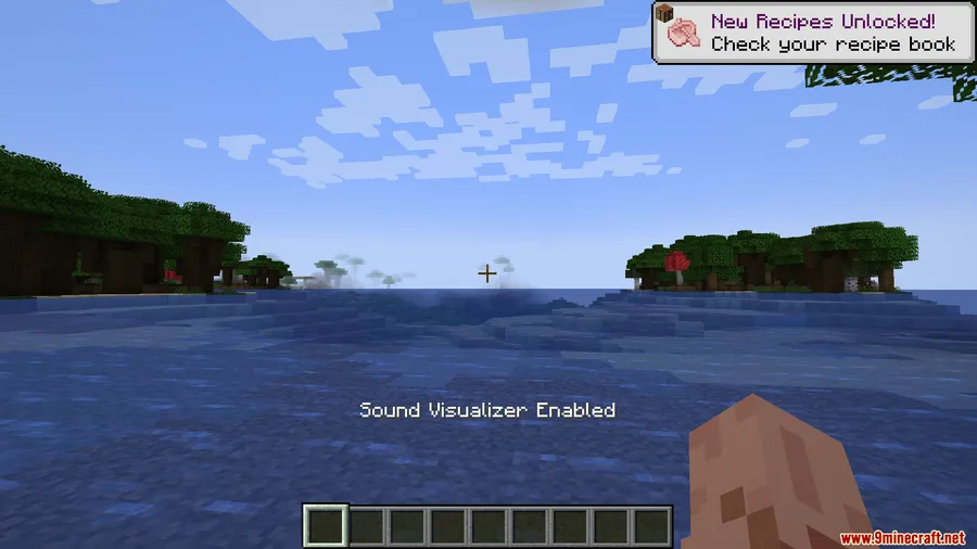 Synesthesia: Sound Visualizer Mod screenshot 2 showing mod in action