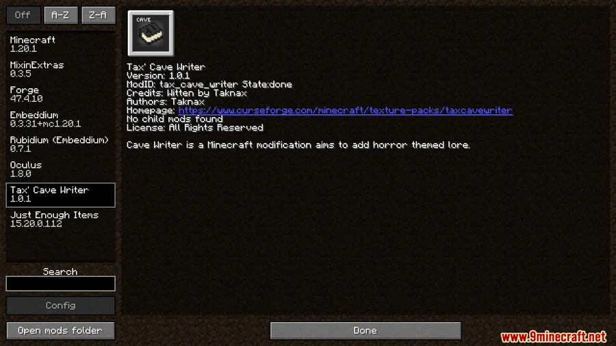 Tax Cave Writer Mod screenshot 1