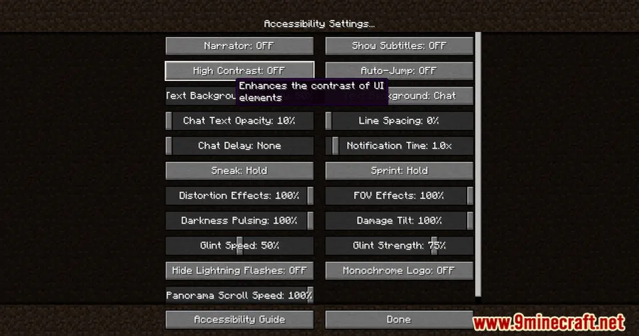 TexTrue's Embeddium Options Mod screenshot 6 showing mod in action