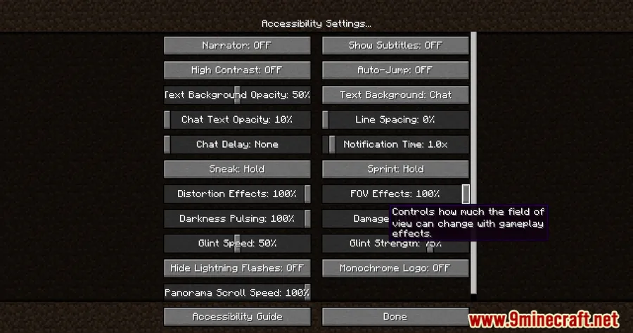 TexTrue's Embeddium Options Mod screenshot 7 showing mod in action