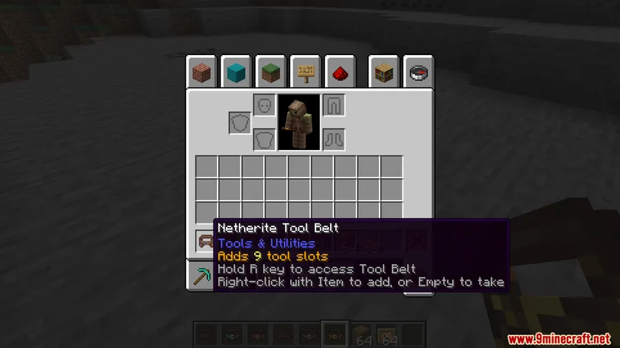 Traveler Tool Belt Mod screenshot 4
