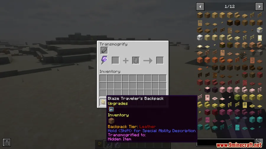 Travelers Backpack Transmog Compat Mod screenshot 4