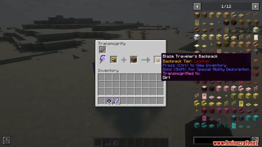 Travelers Backpack Transmog Compat Mod screenshot 6