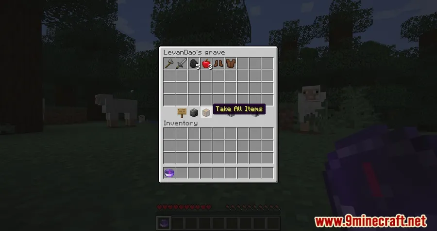 Universal Graves Mod screenshot 5 showing mod in action