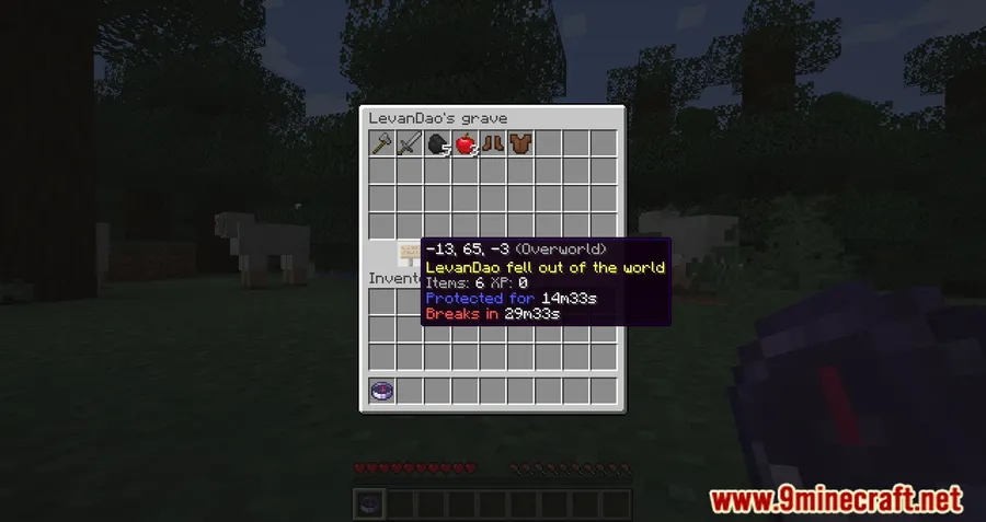 Universal Graves Mod screenshot 6 showing mod in action