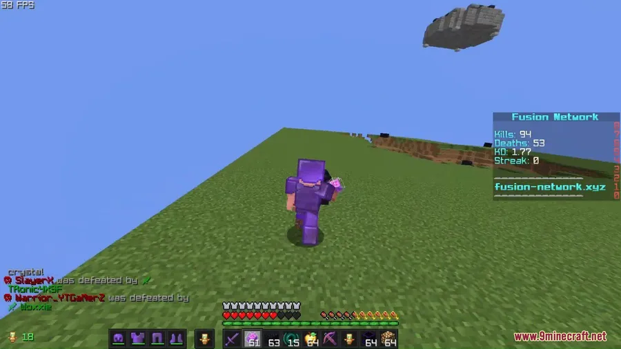 Walksy Crystal Optimizer Mod screenshot 1 showing mod in action