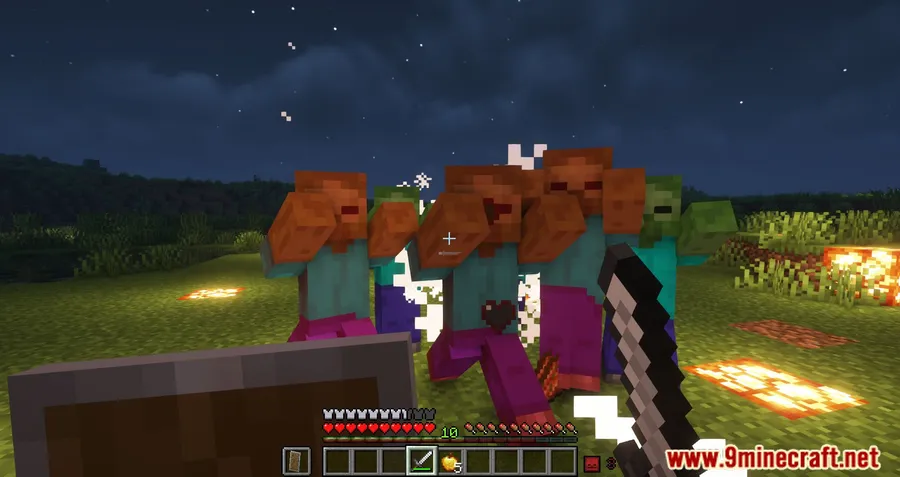 Warrior Rage Mod screenshot 2 showing mod in action