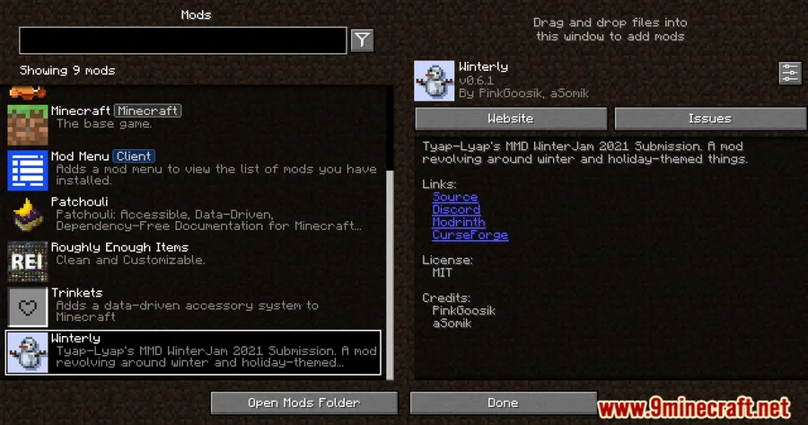 Winterly Mod screenshot 1