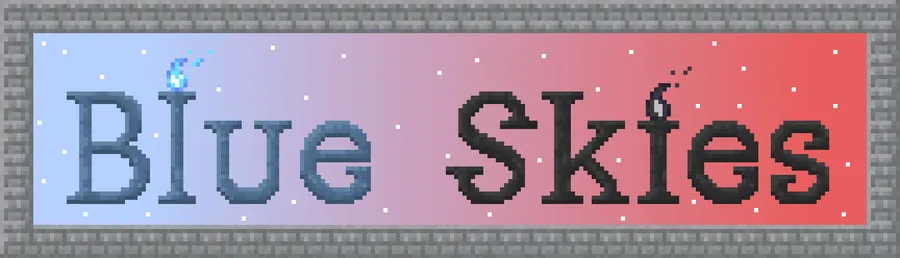 Blue Skies Mod (1.20.4, 1.20.1) – The Everbright and The Everdawn screenshot 2 showing mod in action