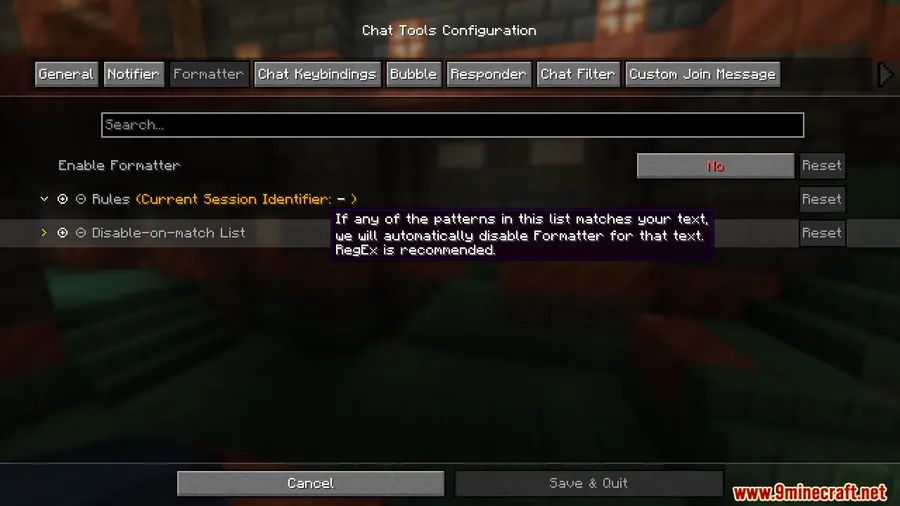 Chat Tools Mod screenshot 4 showing mod in action