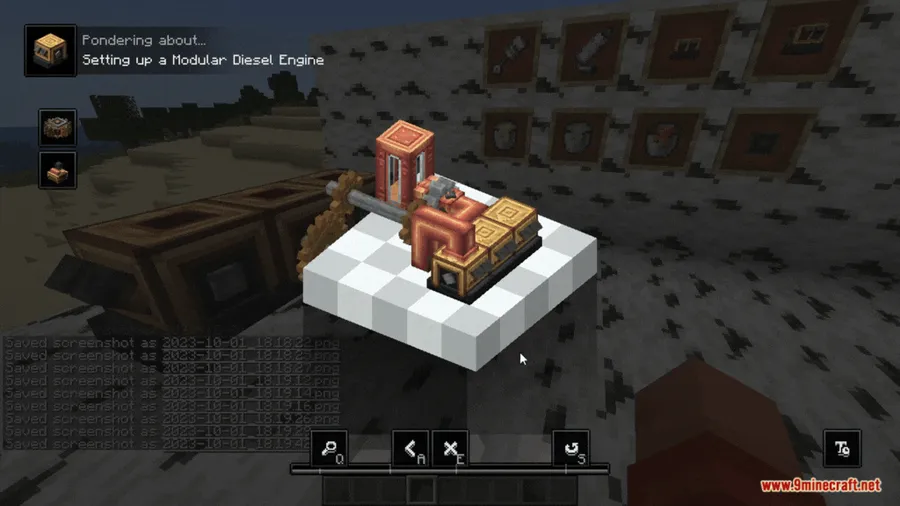 Create: Diesel Generators Mod screenshot 9 showing mod in action