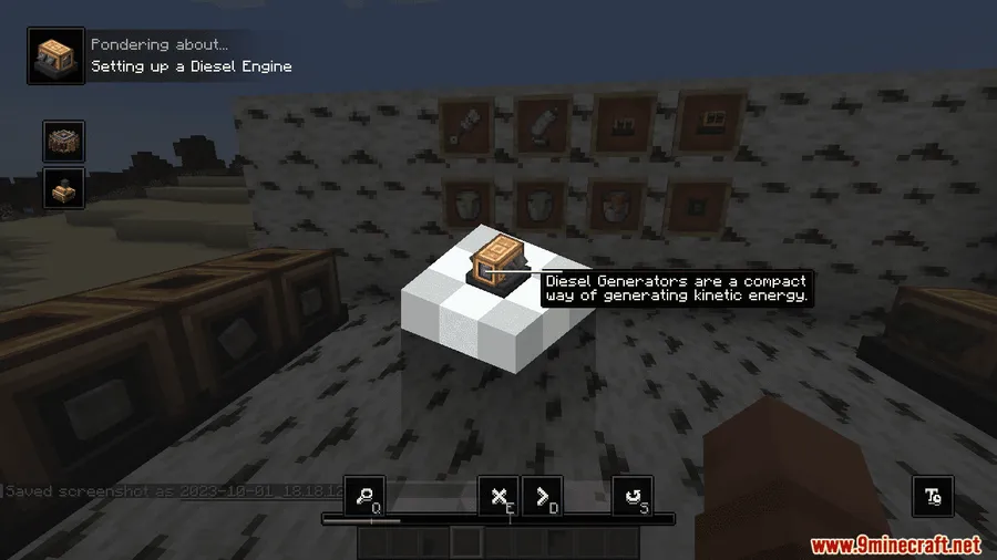 Create: Diesel Generators Mod screenshot 4 showing mod in action