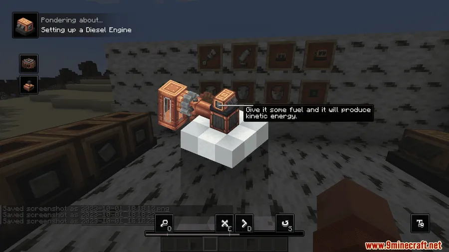 Create: Diesel Generators Mod screenshot 5 showing mod in action