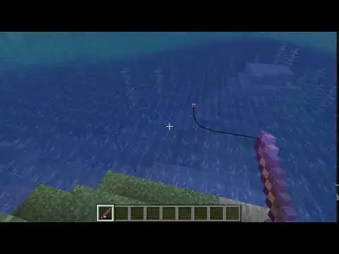 Fishing Real Mod (1.21.1, 1.20.1) – Fish Up Real Entities screenshot 1 showing mod in action