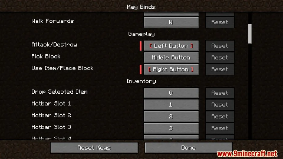 Hide Key Binding Mod screenshot 11 showing mod in action