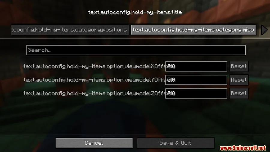 Hold My Items Mod screenshot 4 showing mod in action
