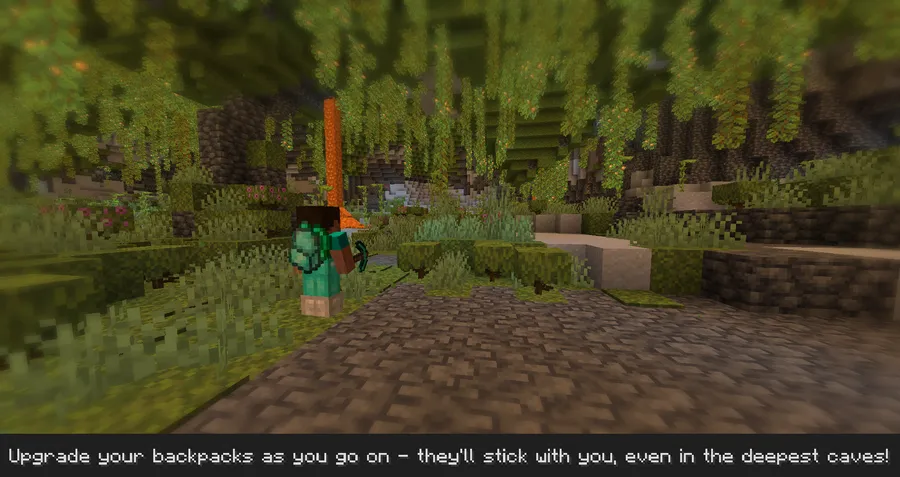 Inmis Mod (1.21.1, 1.20.1) – Just Another Backpack Mod screenshot 2 showing mod in action