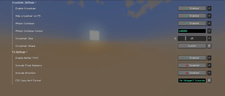 Lunar Plus Mod (1.21.11) – Lunar Multiplayer Utilities screenshot 2 showing mod in action