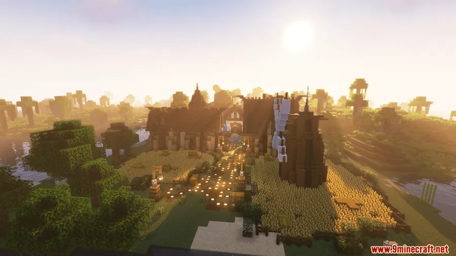 Medieval Buildings Mod screenshot 6 showing mod in action