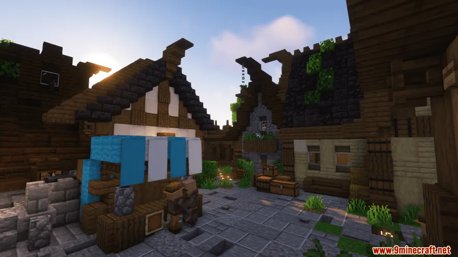 Medieval Buildings Mod screenshot 5 showing mod in action