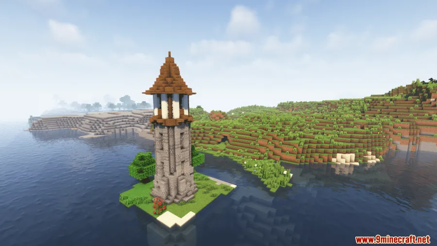 Medieval Buildings Mod screenshot 1 showing mod in action