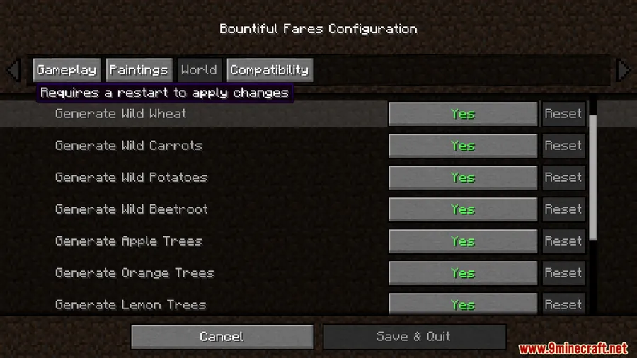 Bountiful Fares Mod screenshot 4 showing mod in action