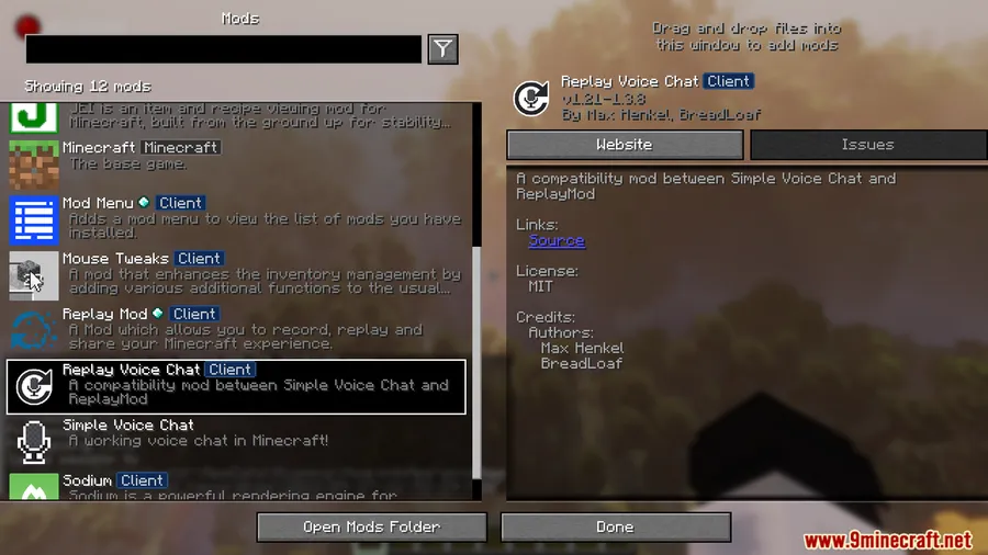 Replay Voice Chat Mod screenshot 1