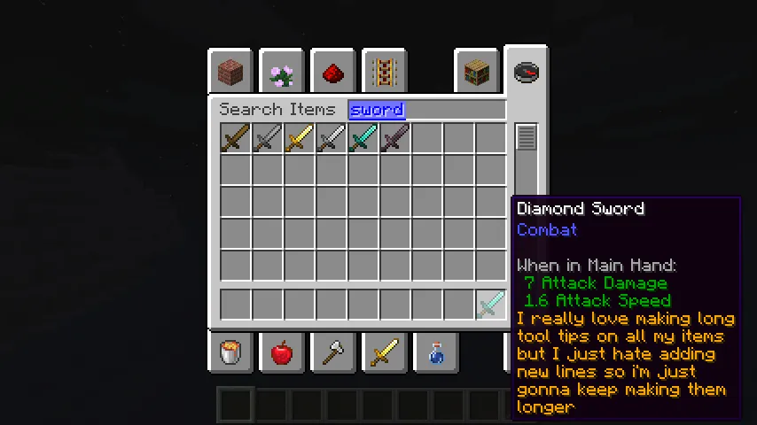 ToolTipFix Mod (1.21.1) Screenshot