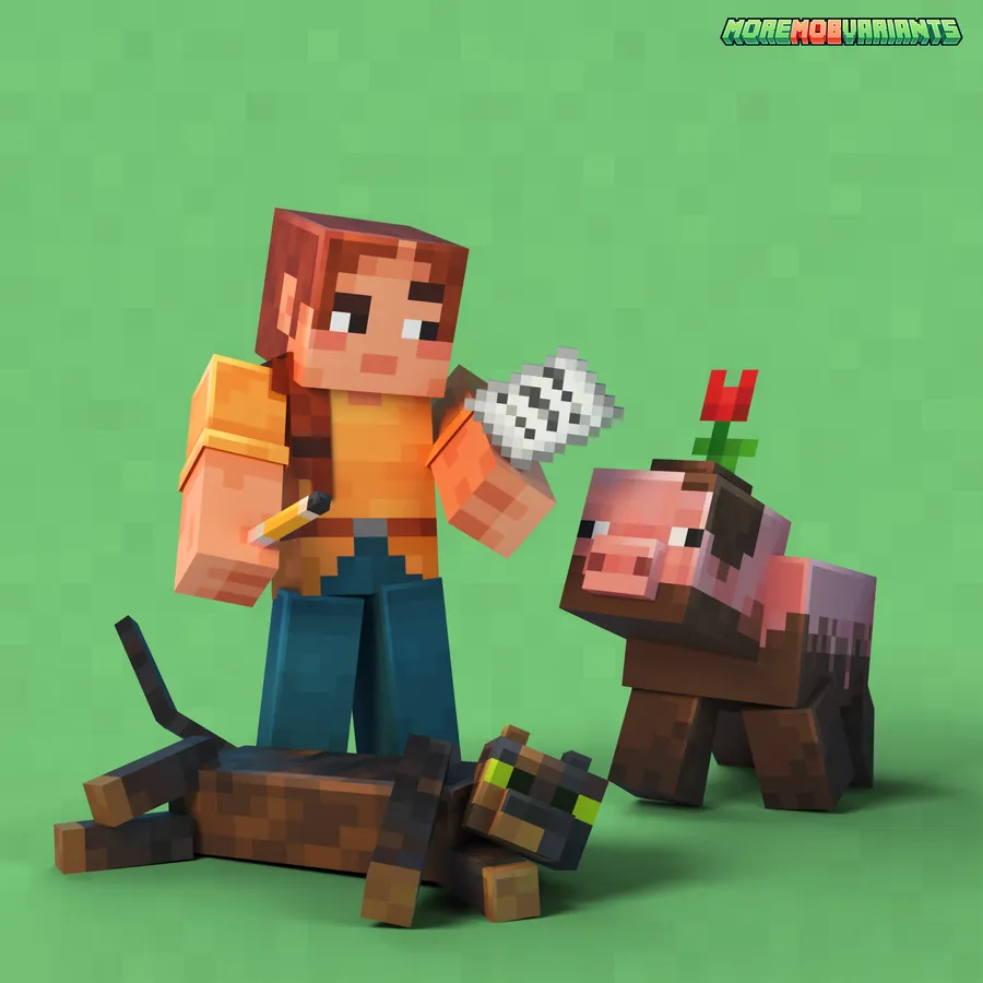 More Mob Variants Mod (1.21) Screenshot