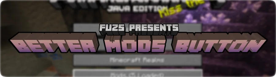 Better Mods Button Mod (1.21.11) Screenshot