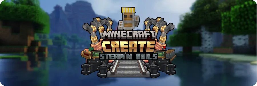 Create: Steam 'n' Rails Mod (1.20.1) Screenshot